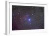 Ic 59 and IC 62 Faint Reflection Nebulae Near Gamma Cassiopeia-null-Framed Photographic Print