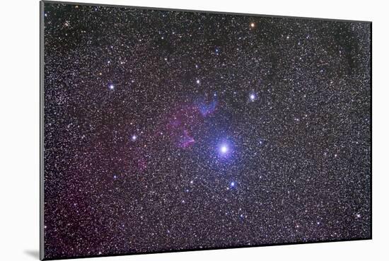 Ic 59 and IC 62 Faint Reflection Nebulae Near Gamma Cassiopeia-null-Mounted Photographic Print