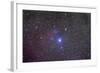 Ic 59 and IC 62 Faint Reflection Nebulae Near Gamma Cassiopeia-null-Framed Photographic Print