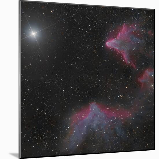 Ic 59 and IC 63 in Cassiopeia-null-Mounted Photographic Print