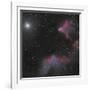 Ic 59 and IC 63 in Cassiopeia-null-Framed Photographic Print