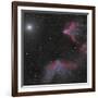 Ic 59 and IC 63 in Cassiopeia-null-Framed Photographic Print