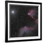 Ic 59 and IC 63 in Cassiopeia-null-Framed Photographic Print