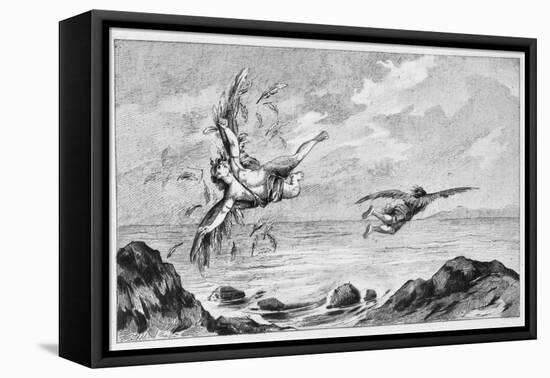 Icarus and Daedalus, 1887-Bernard De Montfaucon-Framed Stretched Canvas