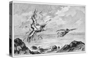Icarus and Daedalus, 1887-Bernard De Montfaucon-Stretched Canvas