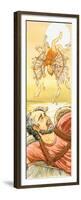 Icarus and Daedalus, Greek Mythology-Encyclopaedia Britannica-Framed Premium Giclee Print