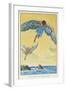 Icarus and Daedalus-null-Framed Art Print