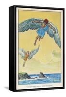 Icarus and Daedalus-null-Framed Stretched Canvas