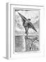 Icarus Starting out on His Flight-W.b. Richmond-Framed Art Print