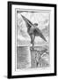 Icarus Starting out on His Flight-W.b. Richmond-Framed Premium Giclee Print