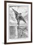 Icarus Starting out on His Flight-W.b. Richmond-Framed Art Print