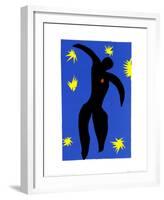 Icarus-Henri Matisse-Framed Art Print