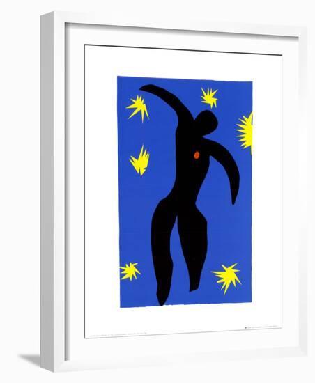 Icarus-Henri Matisse-Framed Art Print