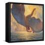 Icarus-Chini Galileo-Framed Stretched Canvas