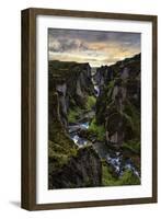 Ice Age Canyon, Game of Thrones, Iceland-Vincent James-Framed Photographic Print