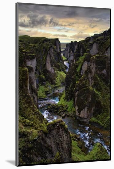 Ice Age Canyon, Game of Thrones, Iceland-Vincent James-Mounted Photographic Print