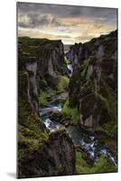 Ice Age Canyon, Game of Thrones, Iceland-Vincent James-Mounted Photographic Print