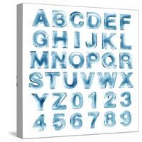 Ice Alphabet-lenta-Stretched Canvas