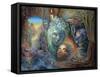 Ice And Fire-Josephine Wall-Framed Stretched Canvas