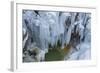 Ice and Snow in Uncompahgre River Gorge, Ouray, Colorado-Howie Garber-Framed Photographic Print