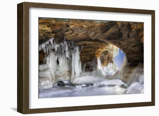 Ice Arch-dendron-Framed Photographic Print