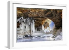 Ice Arch-dendron-Framed Photographic Print