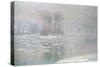 Ice at Bennecourt, 1898-Claude Monet-Stretched Canvas