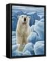 Ice Bear Polar Bear-Jeremy Paul-Framed Stretched Canvas