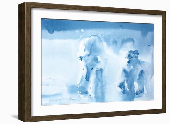 Ice Bears-Aimee Del Valle-Framed Art Print