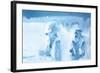 Ice Bears-Aimee Del Valle-Framed Art Print