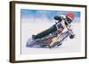 Ice Biker-null-Framed Art Print