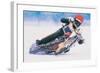 Ice Biker-null-Framed Art Print