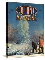 Ice Blasting, Front Cover of the 'Dupont Magazine', February 1919-American School-Stretched Canvas