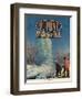 Ice Blasting, Front Cover of the 'Dupont Magazine', February 1919-American School-Framed Giclee Print
