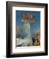 Ice Blasting, Front Cover of the 'Dupont Magazine', February 1919-American School-Framed Giclee Print