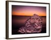 Ice Block in Front of Dramatic Sky-Utterström Photography-Framed Photographic Print