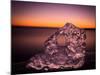 Ice Block in Front of Dramatic Sky-Utterström Photography-Mounted Photographic Print