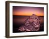 Ice Block in Front of Dramatic Sky-Utterström Photography-Framed Photographic Print