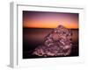 Ice Block in Front of Dramatic Sky-Utterström Photography-Framed Photographic Print