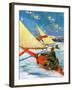 "Ice Boating,"February 1, 1929-Anton Otto Fischer-Framed Giclee Print