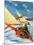 "Ice Boating,"February 1, 1929-Anton Otto Fischer-Mounted Giclee Print