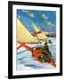 "Ice Boating,"February 1, 1929-Anton Otto Fischer-Framed Giclee Print