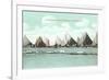 Ice Boating, Lake Winnebago-null-Framed Art Print