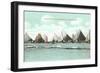 Ice Boating, Lake Winnebago-null-Framed Art Print