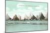 Ice Boating, Lake Winnebago-null-Mounted Art Print