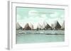 Ice Boating, Lake Winnebago-null-Framed Art Print