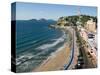 Ice Box Hill (Cerro de la Neveria) and the Olas Altas Beach, Mazatlan, Mexico-Charles Sleicher-Stretched Canvas