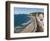 Ice Box Hill (Cerro de la Neveria) and the Olas Altas Beach, Mazatlan, Mexico-Charles Sleicher-Framed Photographic Print