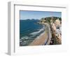 Ice Box Hill (Cerro de la Neveria) and the Olas Altas Beach, Mazatlan, Mexico-Charles Sleicher-Framed Photographic Print