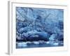 Ice Breaking off Glacier-Mick Roessler-Framed Photographic Print